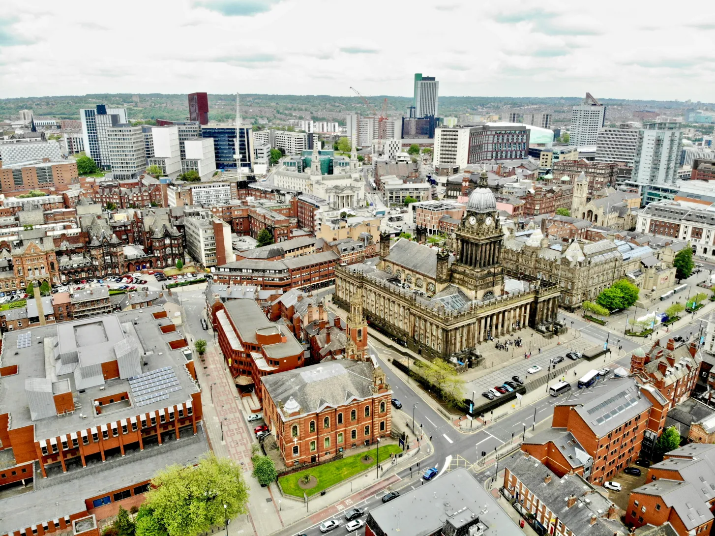 Leeds aerial shot