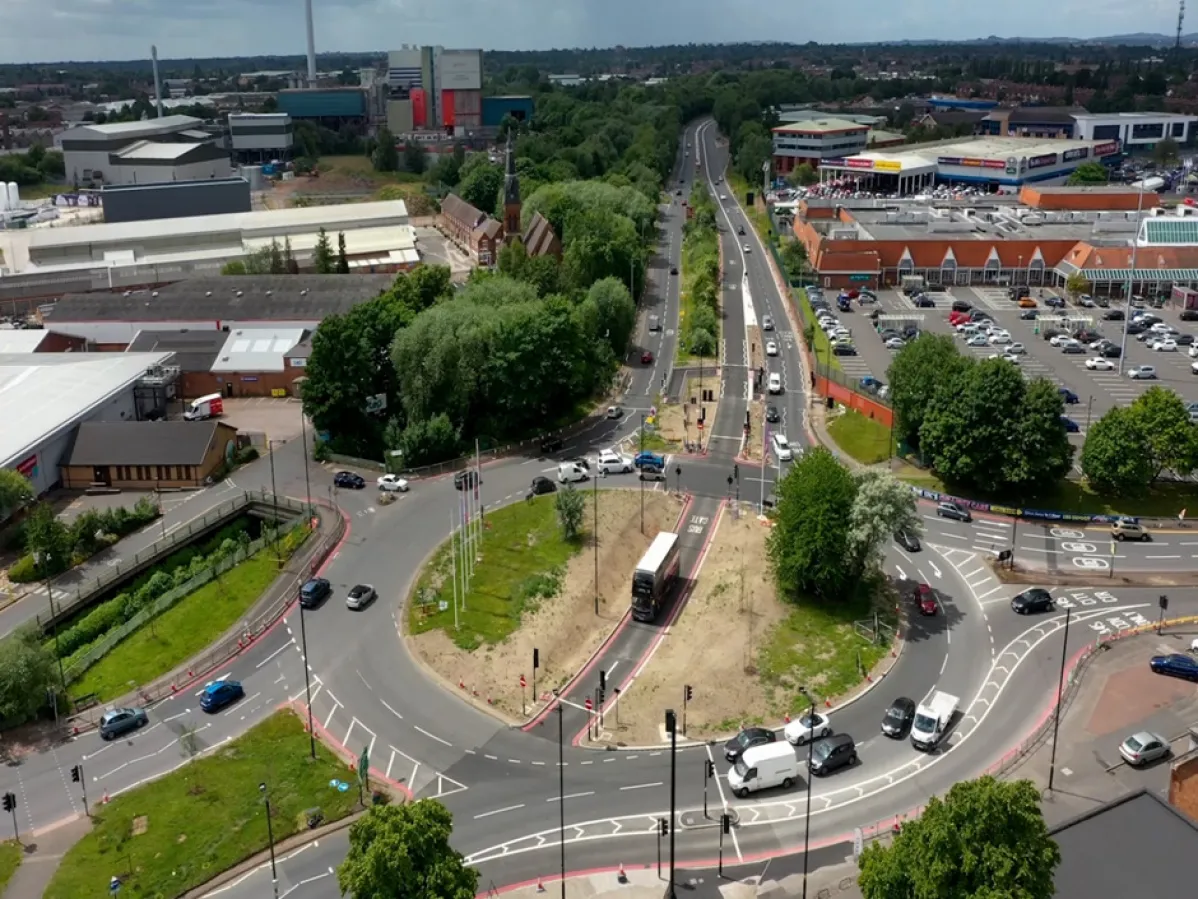 West Midlands sprint bus route